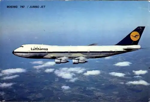 Ak Boeing 747, Jumbo Jet, Passagierflugzeug, Lufthansa