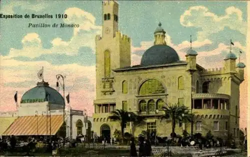 Ak Brüssel, Weltausstellung 1910, Pavillon de Monaco