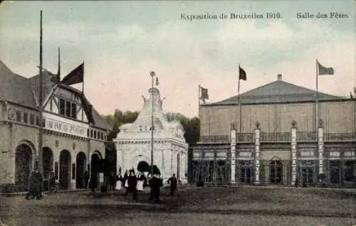 Ak Brüssel Brüssel, Ausstellung 1910, Festspielhaus