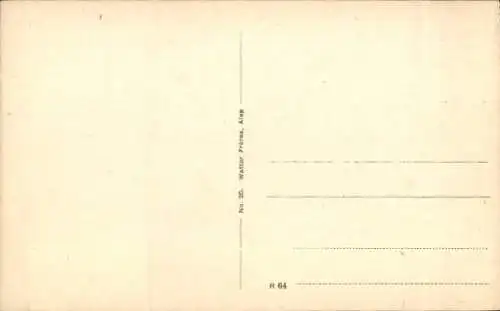 Ak Aleppo Syrien, Grand rue de Bab El Faradj, Grand Horloge