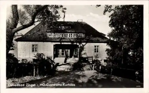 Ak Zingst an der Ostsee, HO Gaststätte Kurhaus