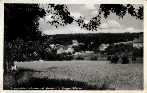 Ak Herrndorf Hetzdorf Halsbrücke Sachsen, Bergschlößchen