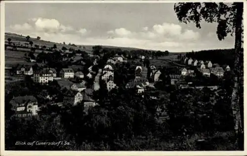 Ak Cunersdorf Annaberg Buchholz Erzgebirge, Panorama