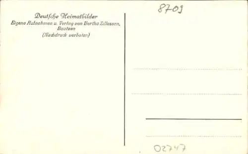 Ak Herrnhut in der Oberlausitz, Am Platz, Straßenpartie