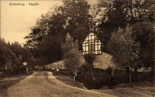 Ak Rittmarshausen Gleichen Niedersachsen, Eichenkrug Kapelle