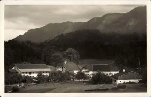 Ak Weißbach Bad Reichenhall in Oberbayern, Gasthaus Obermühle