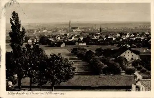 Ak Simbach am Inn Niederbayern, Gesamtansicht mit Braunau