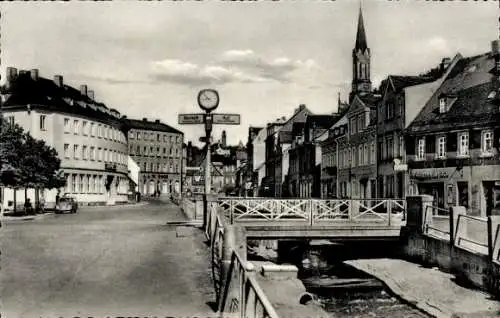 Ak Münchberg in Oberfranken Bayern, Kirchenlamitzer Straße