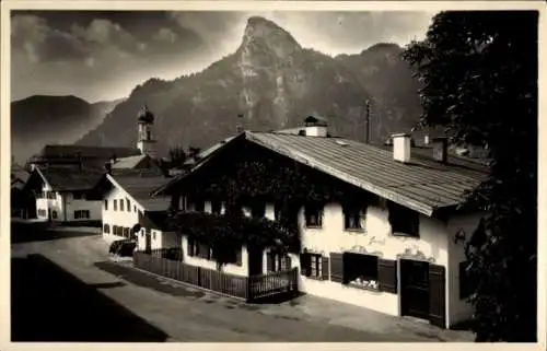 Ak Oberammergau in Oberbayern, Teilansicht, Kofel