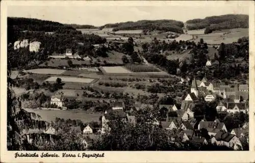 Ak Vorra an der Pegnitz Mittelfranken, Gesamtansicht