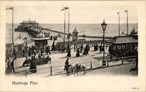 Ak Hastings East Sussex England, Pier