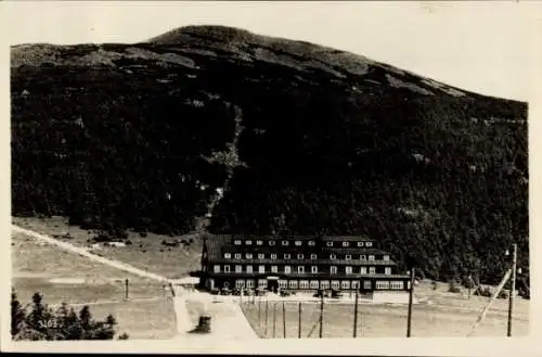 Ak Spindleruv Mlýn Spindlermühle Riesengebirge Region Königgrätz, Špindlerova bouda, Spindlerbaude