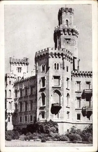 Ak Hluboká nad Vltavou Frauenberg Südböhmen, Schloss Frauenberg