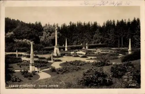 Ak Konopiště Benešov Beneschau Mittelböhmen, Schloss Konopiště, Ruzova zahrada