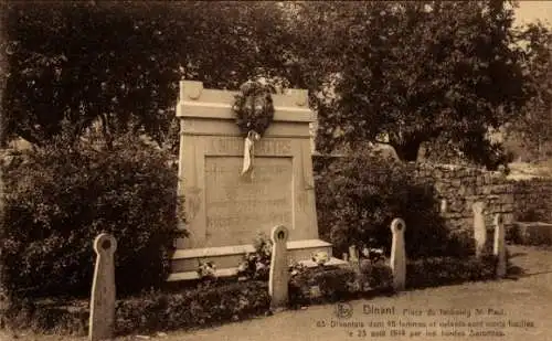 Ak Dinant Wallonien Namur, Place du Faubourg St. Paul