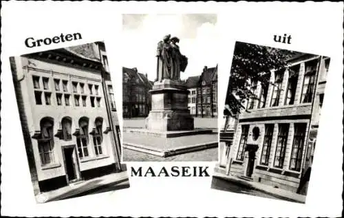 Ak Maaseik Maeseyck Flandern Limburg, Gebäude, Denkmal