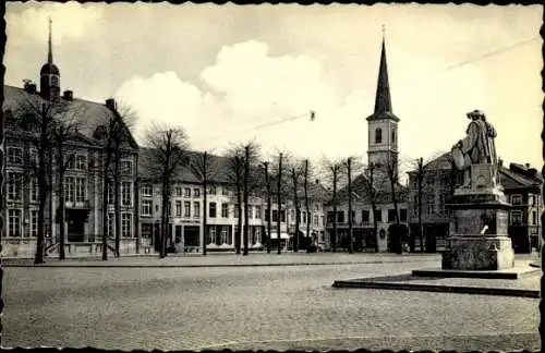 Ak Maaseik Maeseyck Flandern Limburg, Platz, Denkmal