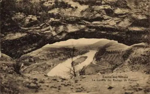 Ak Lustin Profondeville Wallonien Namur, Lunette des Rochers de Fresnes