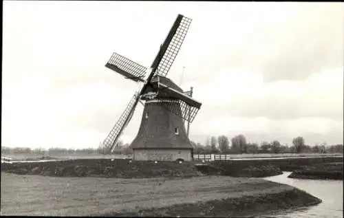 Ak Ryptsjerk Rijperkerk Friesland Niederlande, Poldermolen Ypey's Mole