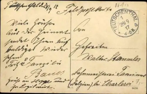 Ak Halle an der Saale, Leipziger Straße Ecke Postraße