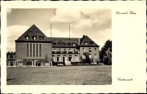 Ak Berlin Zehlendorf Dahlem, Harnack-Haus, Ihnestraße 16-20, Gartenseite