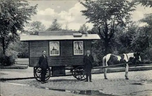 Ak Teltow, Evangeliumswagen der Heimatmission, Wichernvereinigung Hamburg Rauhes Haus