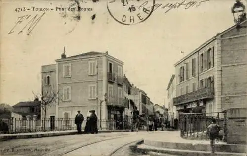 Ak Toulon Var, Pont des Routes