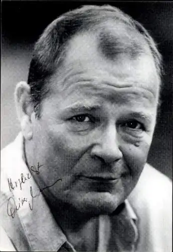 Foto Schauspieler Dieter Mann, Portrait, Autogramm