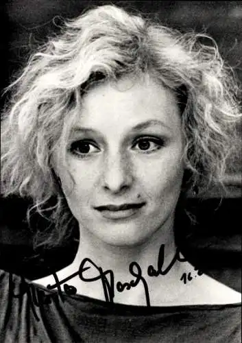 Ak Schauspielerin Marita Marschall, Portrait, Autogramm
