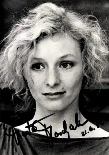 Ak Schauspielerin Marita Marschall, Portrait, Autogramm