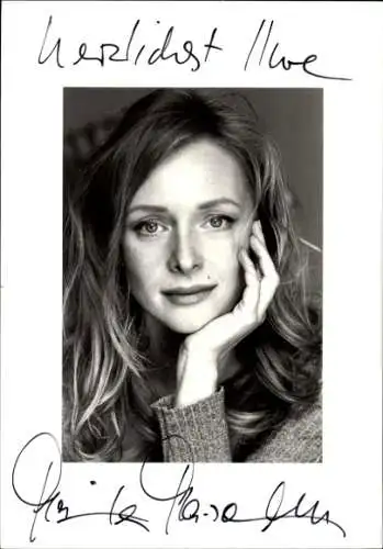 Ak Schauspielerin Marita Marschall, Portrait, Autogramm