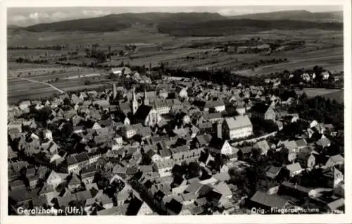 Ak Gerolzhofen in Unterfranken, Fliegeraufnahme