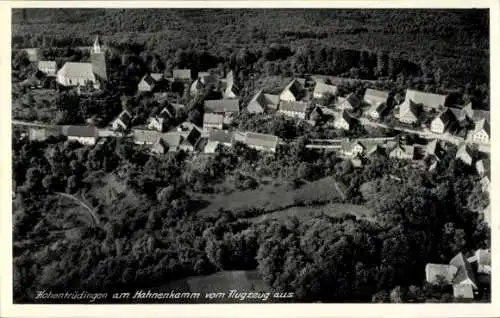 Ak Hohentrüdingen Heidenheim Mittelfranken, Fliegeraufnahme