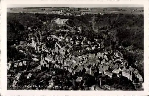 Ak Oberndorf am Neckar, Fliegeraufnahme