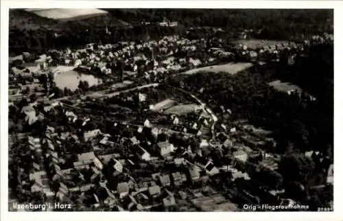 Ak Ilsenburg im Harz, Fliegeraufnahme