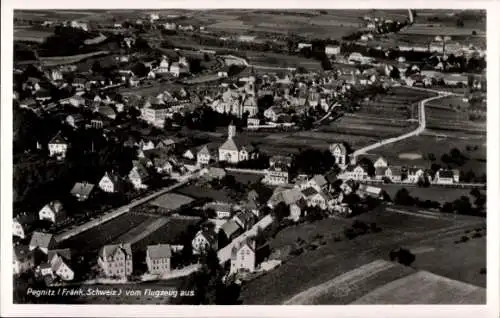 Ak Pegnitz in Oberfranken, Fliegeraufnahme