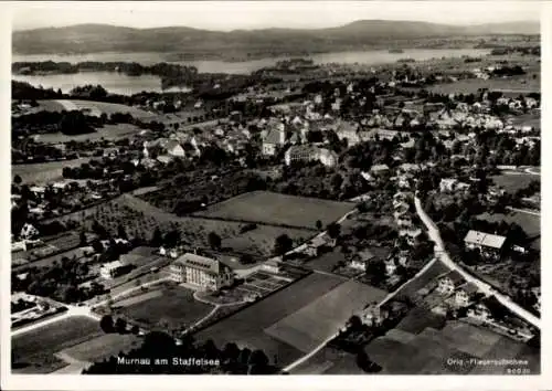 Ak Murnau am Staffelsee, Fliegeraufnahme