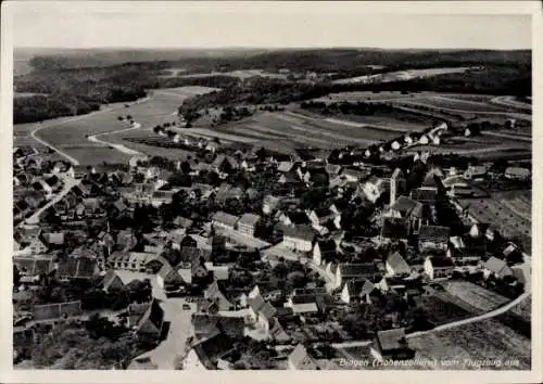 Ak Bingen Landkreis Sigmaringen, Fliegeraufnahme