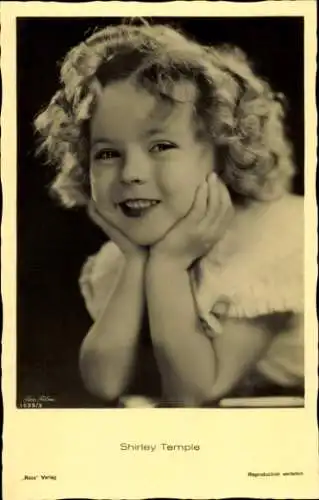 Ak Schauspielerin Shirley Temple, Portrait