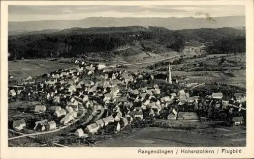 Ak Rangendingen im Zollernalbkreis, Fliegeraufnahme