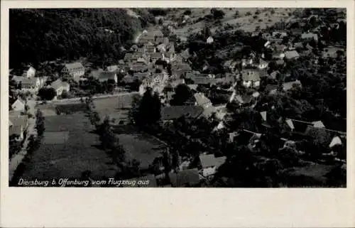 Ak Diersburg Hohberg im Schwarzwald Baden, Fliegeraufnahme