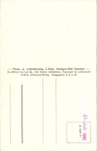 Ak Stadtbergen bei Augsburg in Schwaben, Luftaufnahme