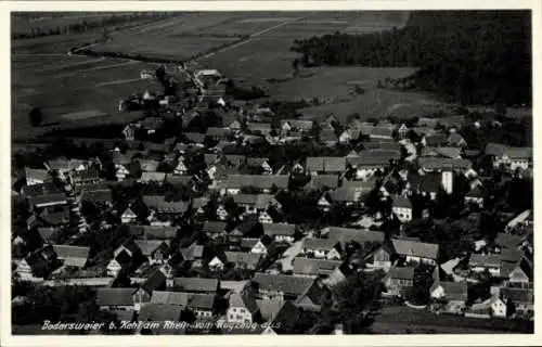 Ak Bodersweier Kehl am Rhein, Fliegeraufnahme