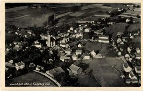 Ak Buchbach in Oberbayern, Fliegeraufnahme