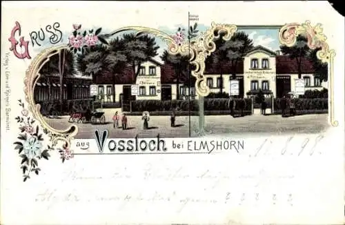 Litho Vossloch Bokholt Hanredder in Holstein, Restauration