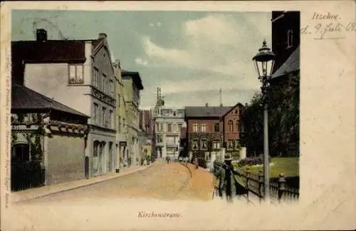 Ak Itzehoe in Holstein, Kirchenstraße