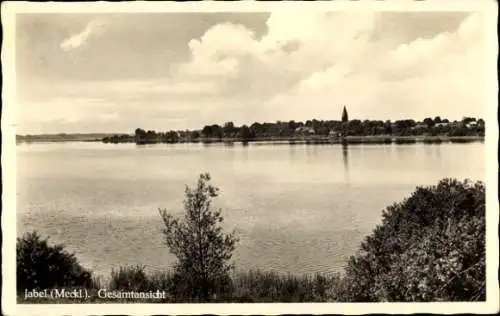 Ak Jabel Mecklenburgische Seenplatte, Gesamtansicht