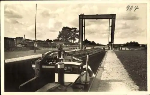 Foto Ak Mirow in Mecklenburg, Schleuse