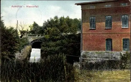 Ak Aumühle im Herzogtum Lauenburg, Wasserfall