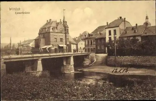 Ak Wittlich in der Eifel, Lieserbrücke